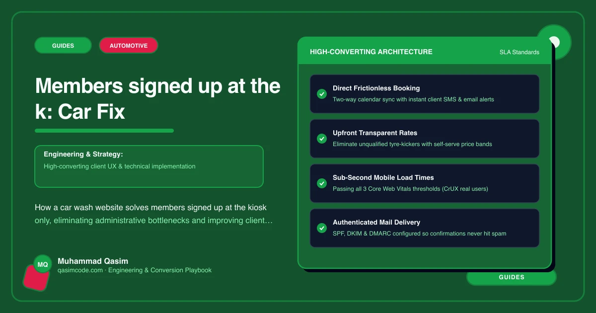 Members signed up at the k: Car Fix