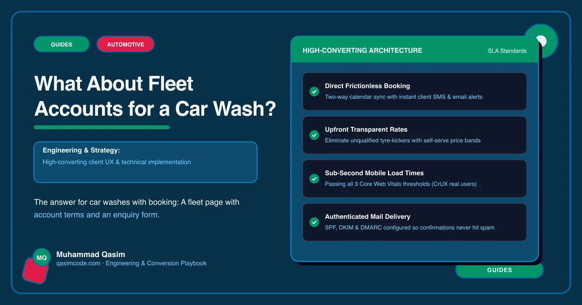 What About Fleet Accounts for a Car Wash?