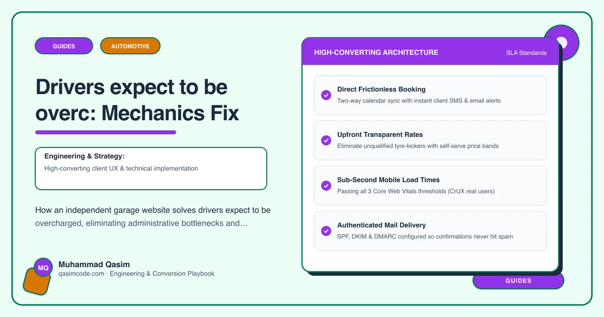 Drivers expect to be overc: Mechanics Fix
