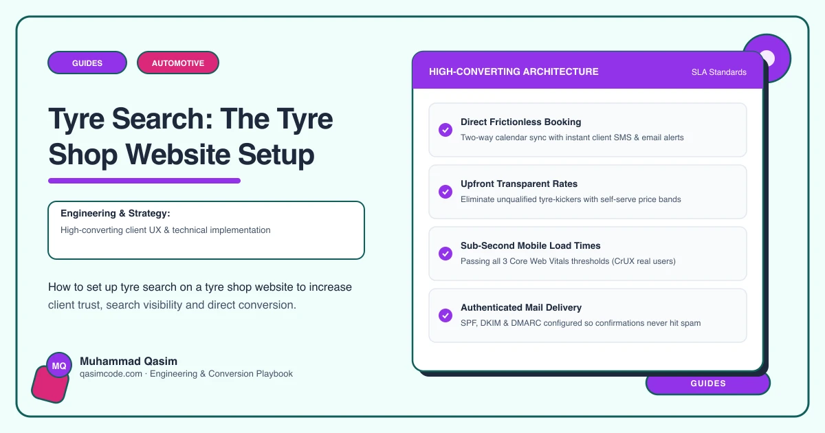 Tyre Search: The Tyre Shop Website Setup