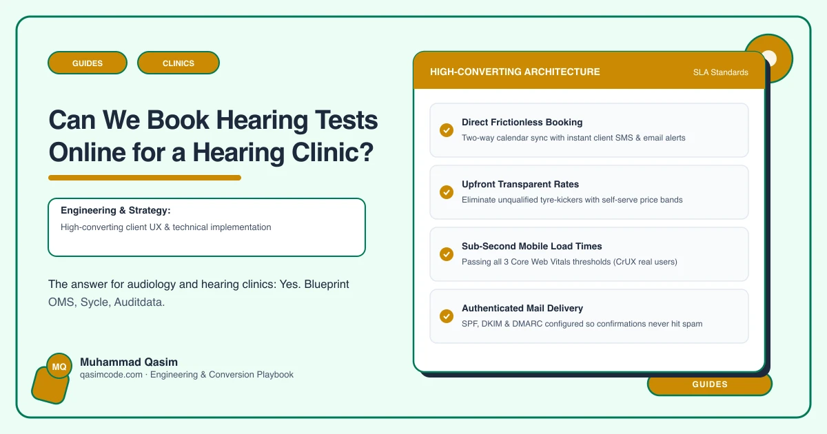Can We Book Hearing Tests Online for a Hearing Clinic?