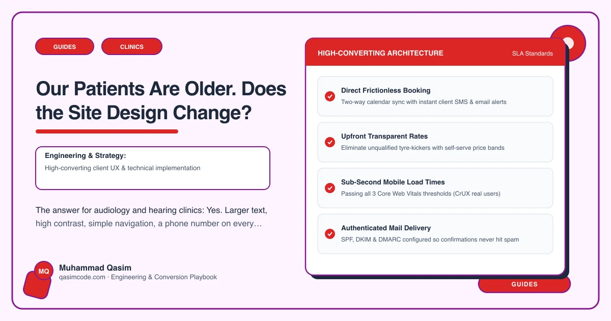 Our Patients Are Older. Does the Site Design Change?