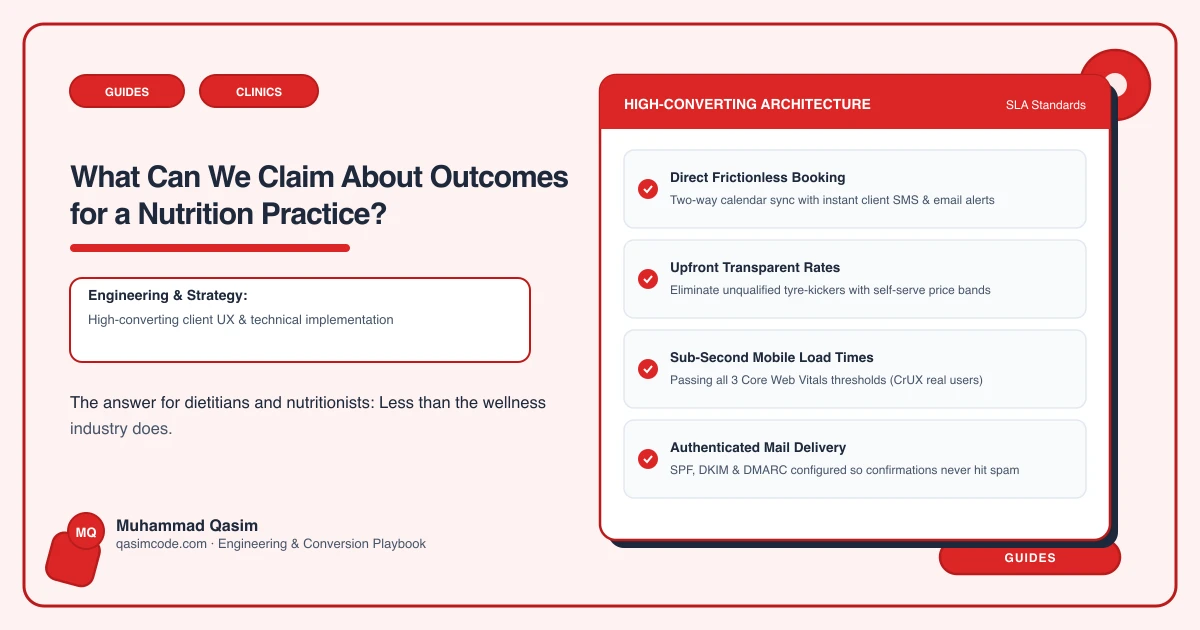 What Can We Claim About Outcomes for a Nutrition Practice?