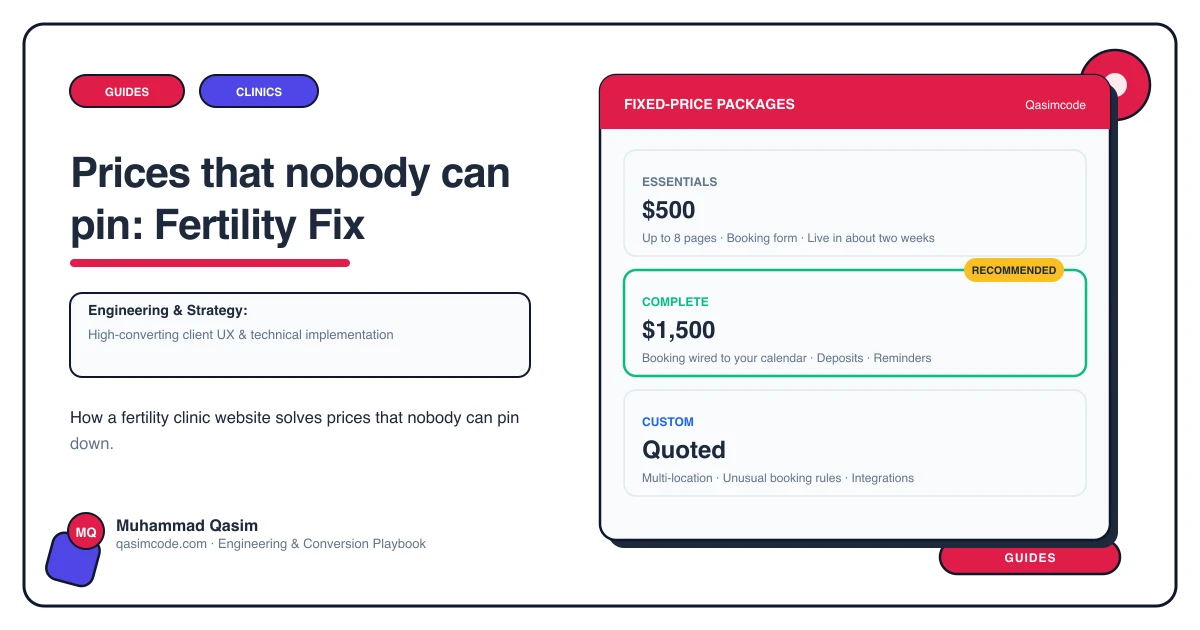 Prices that nobody can pin: Fertility Fix