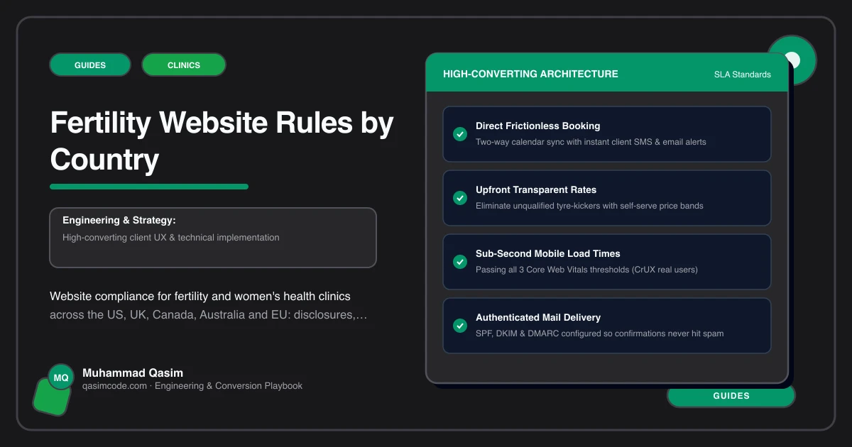 Fertility Website Rules by Country