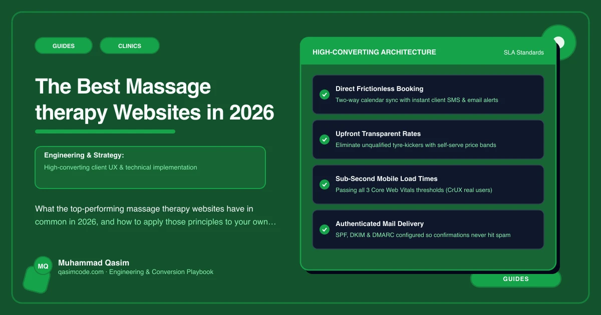 The Best Massage therapy Websites in 2026