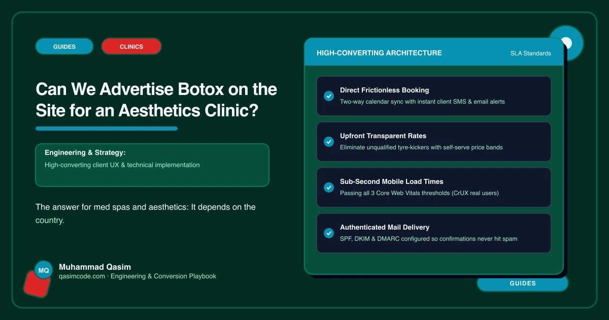Can We Advertise Botox on the Site for an Aesthetics Clinic?