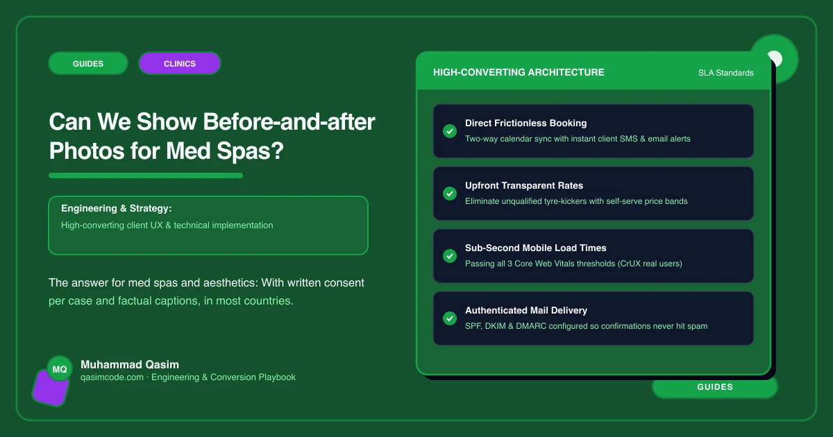 Can We Show Before-and-after Photos for Med Spas?