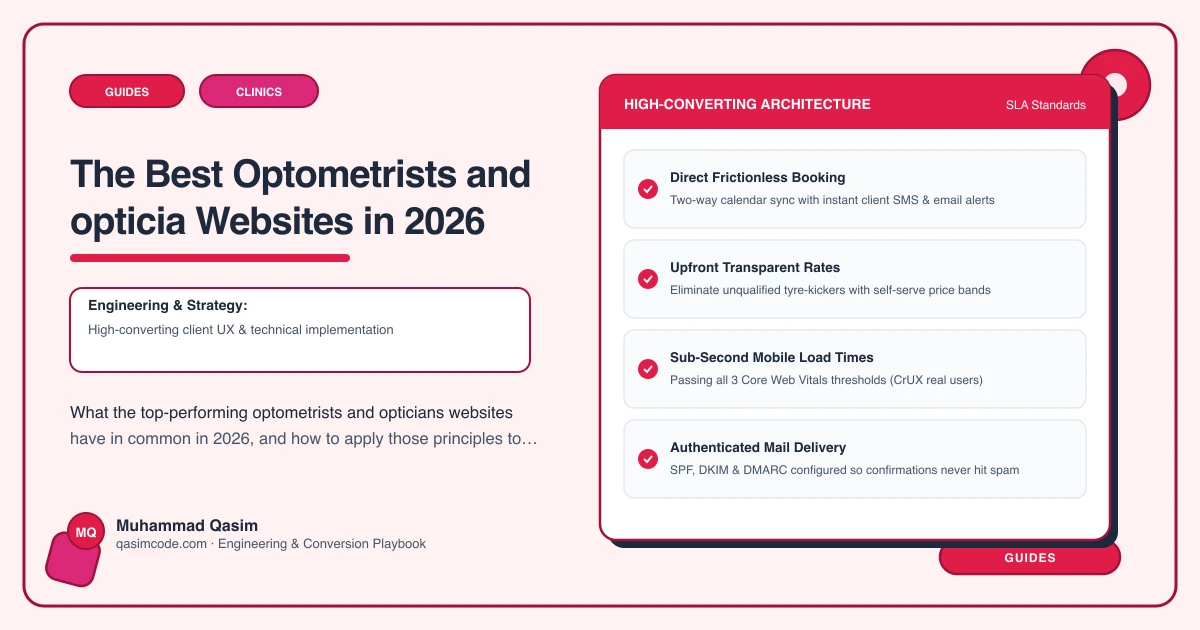 The Best Optometrists and opticia Websites in 2026
