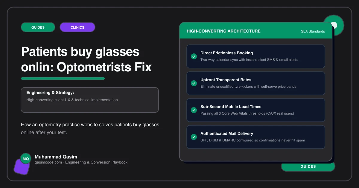 Patients buy glasses onlin: Optometrists Fix