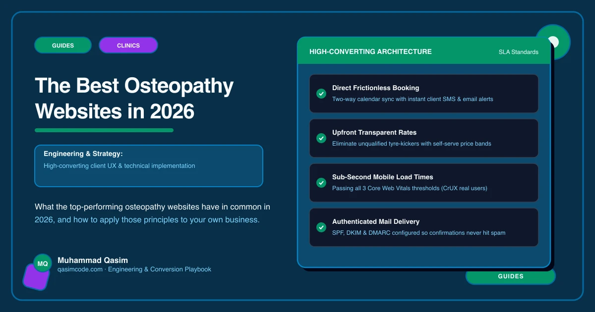 The Best Osteopathy Websites in 2026