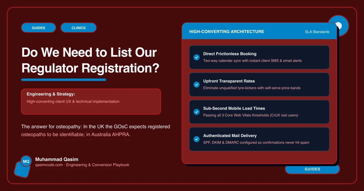 Do We Need to List Our Regulator Registration?