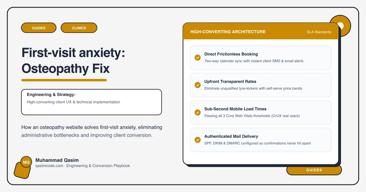 First-visit anxiety: Osteopathy Fix