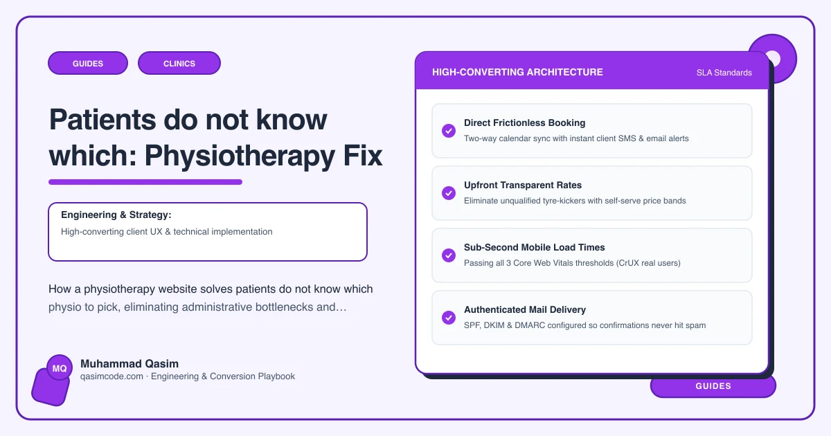 Patients do not know which: Physiotherapy Fix