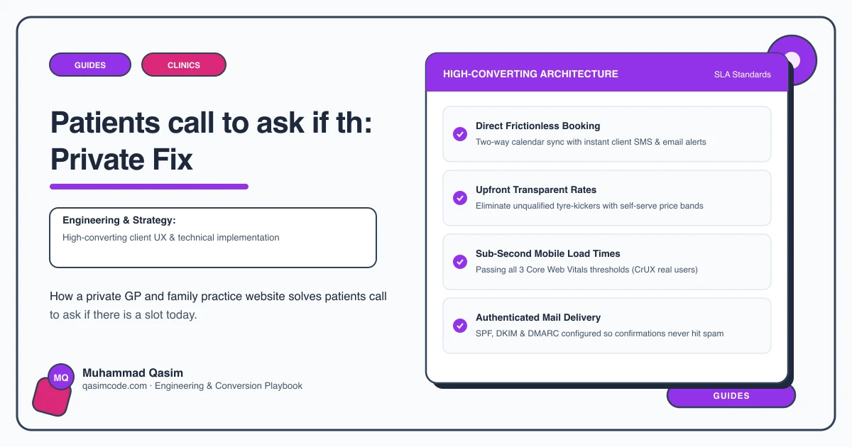 Patients call to ask if th: Private Fix