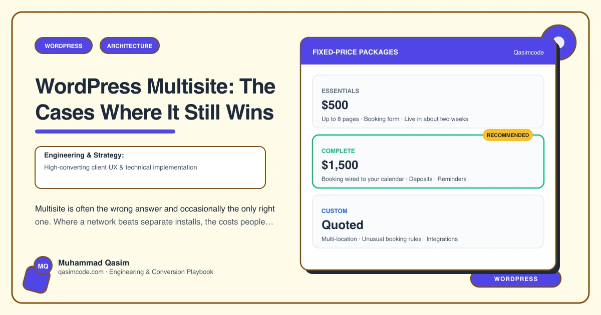 WordPress Multisite: The Cases Where It Still Wins