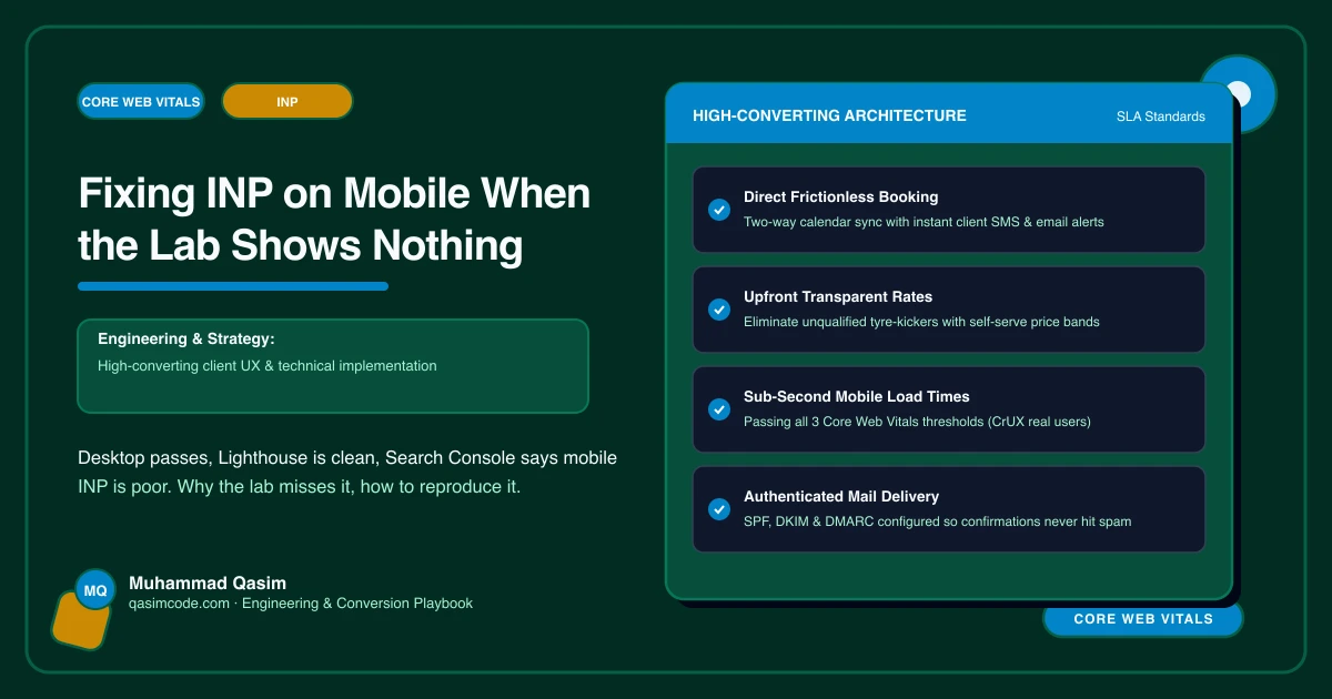 Fixing INP on Mobile When the Lab Shows Nothing