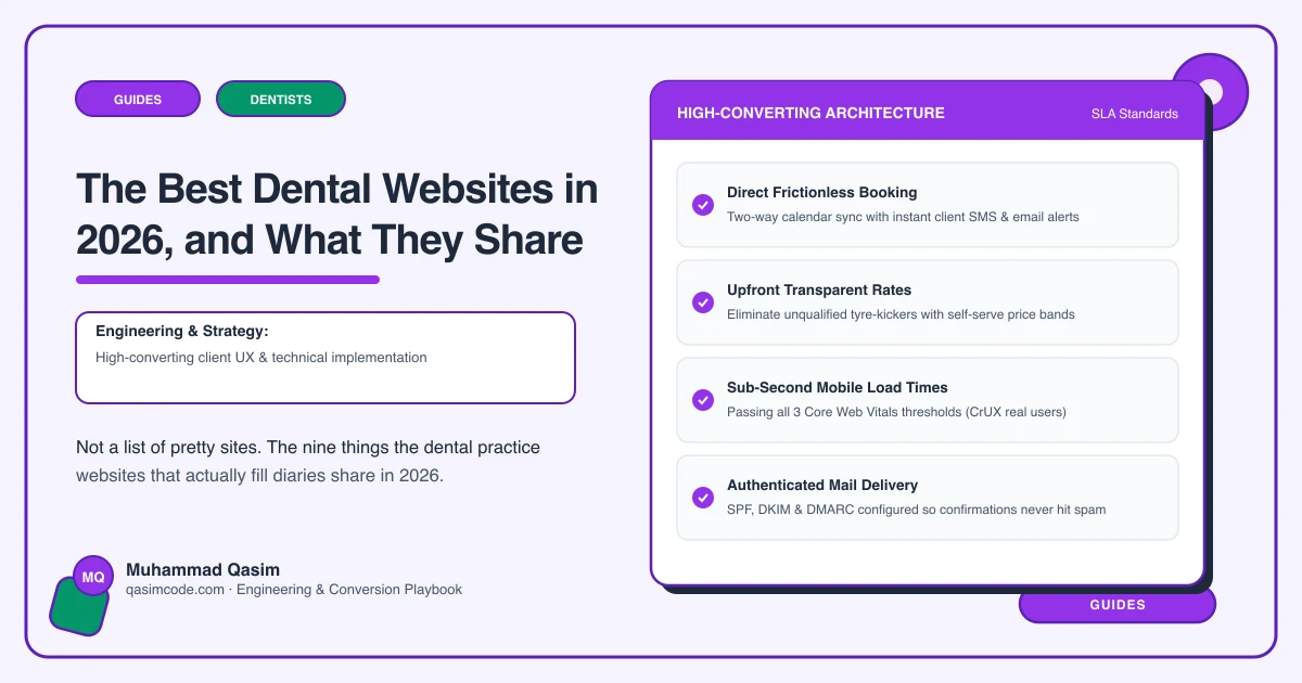 The Best Dental Websites in 2026, and What They Share