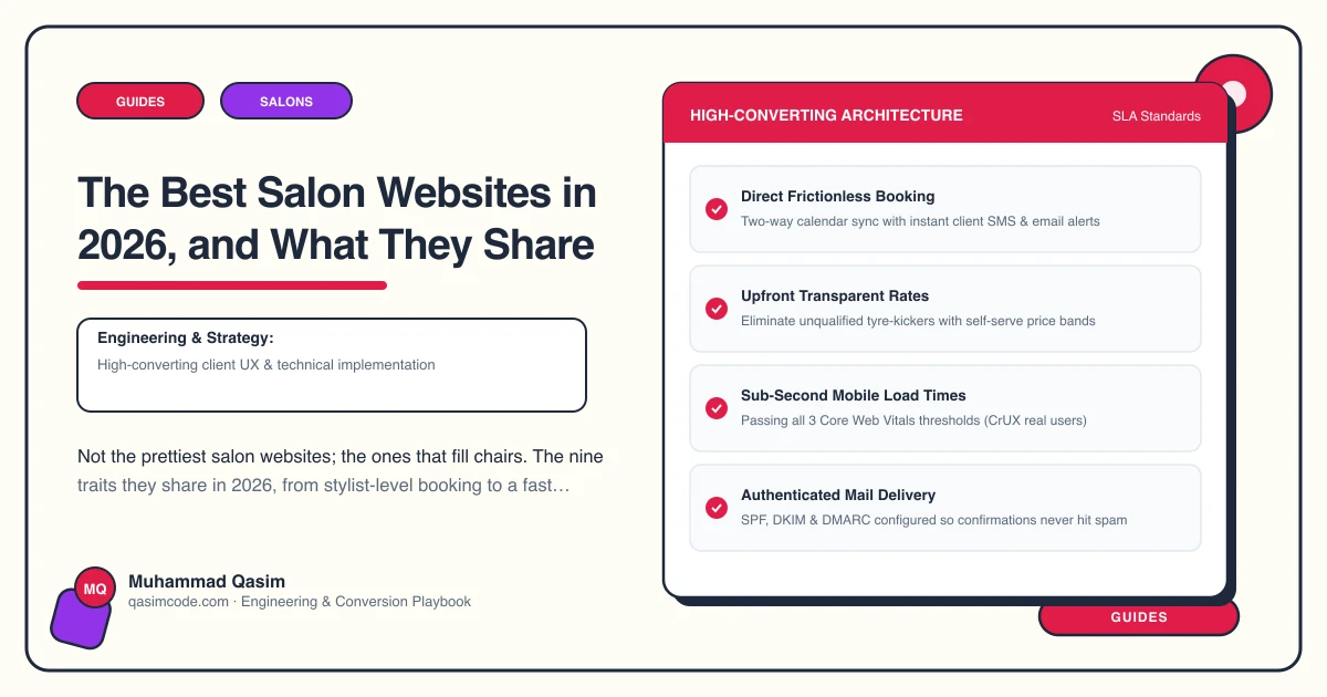 The Best Salon Websites in 2026, and What They Share