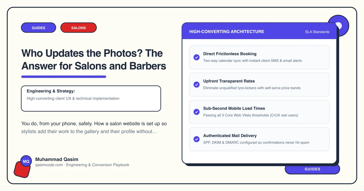 Who Updates the Photos? The Answer for Salons and Barbers