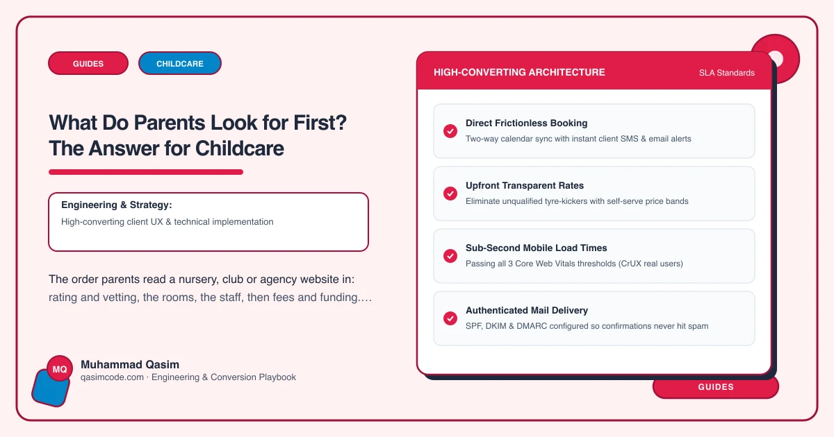 What Do Parents Look for First? The Answer for Childcare