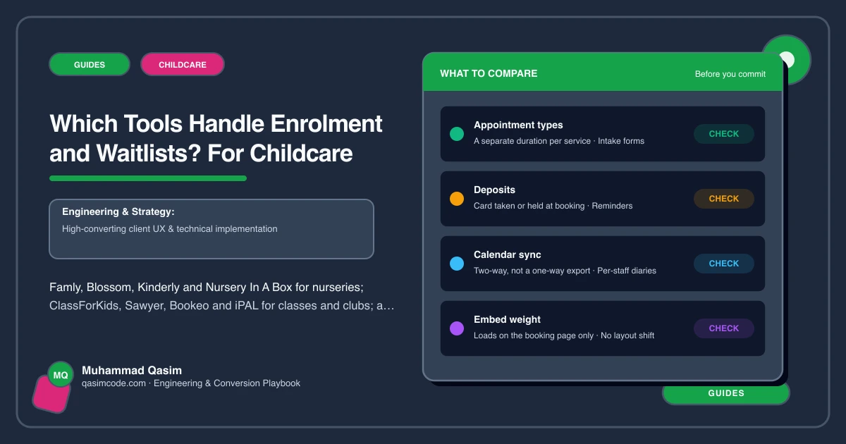 Which Tools Handle Enrolment and Waitlists? For Childcare