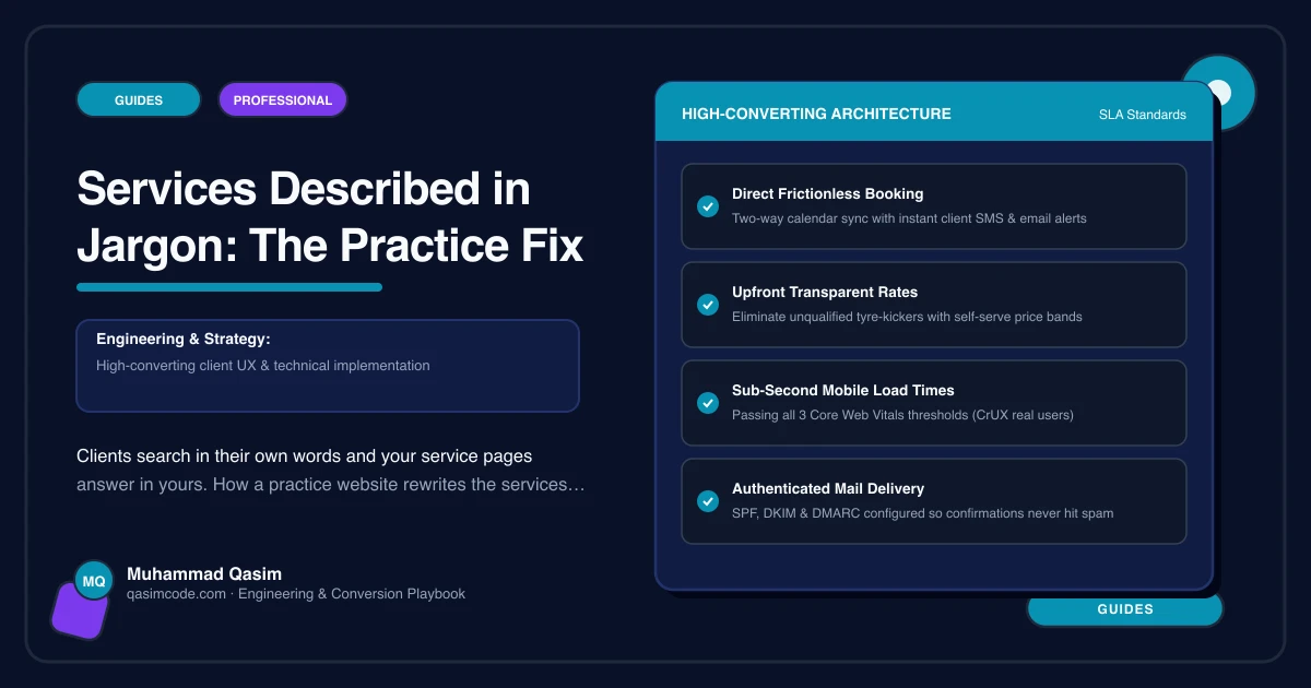 Services Described in Jargon: The Practice Fix