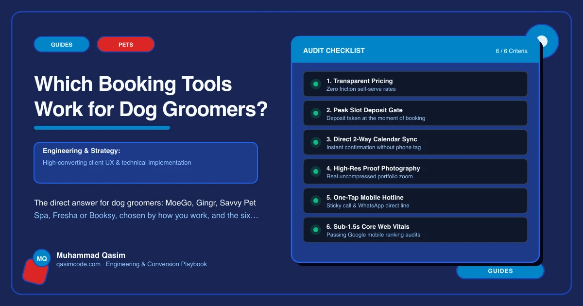 Which Booking Tools Work for Dog Groomers?