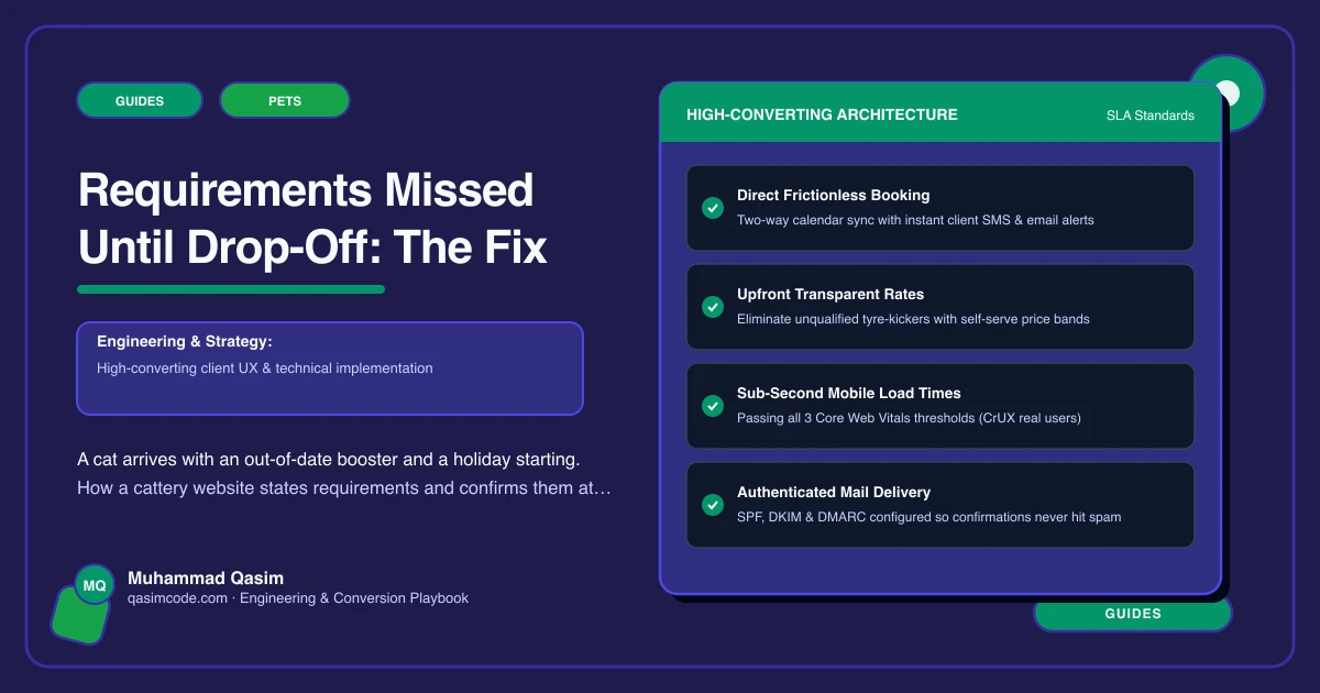Requirements Missed Until Drop-Off: The Fix