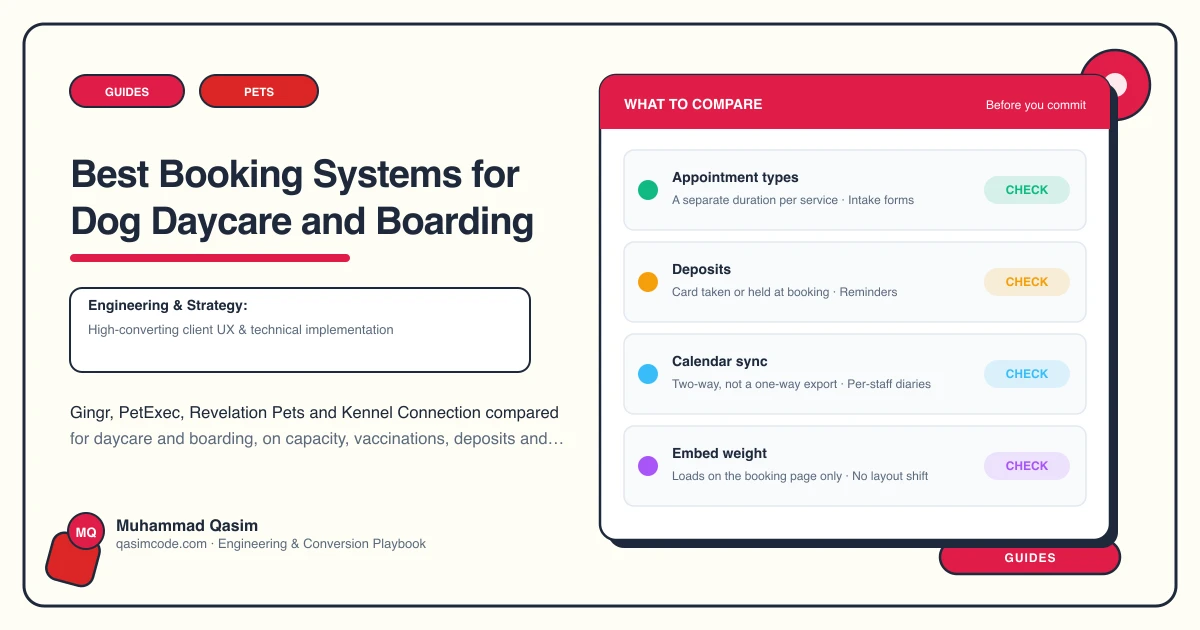 Best Booking Systems for Dog Daycare and Boarding