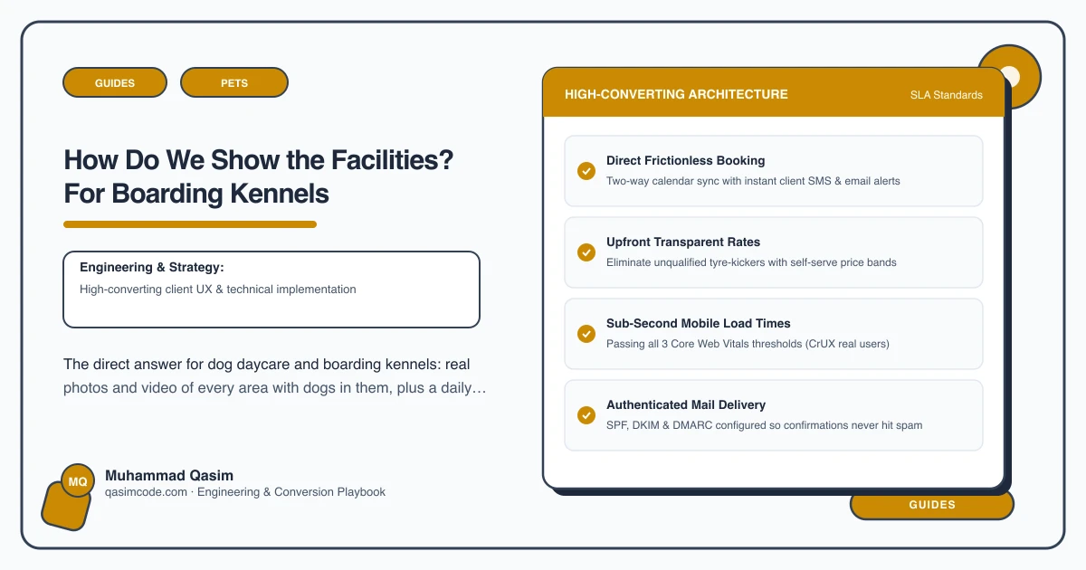 How Do We Show the Facilities? For Boarding Kennels
