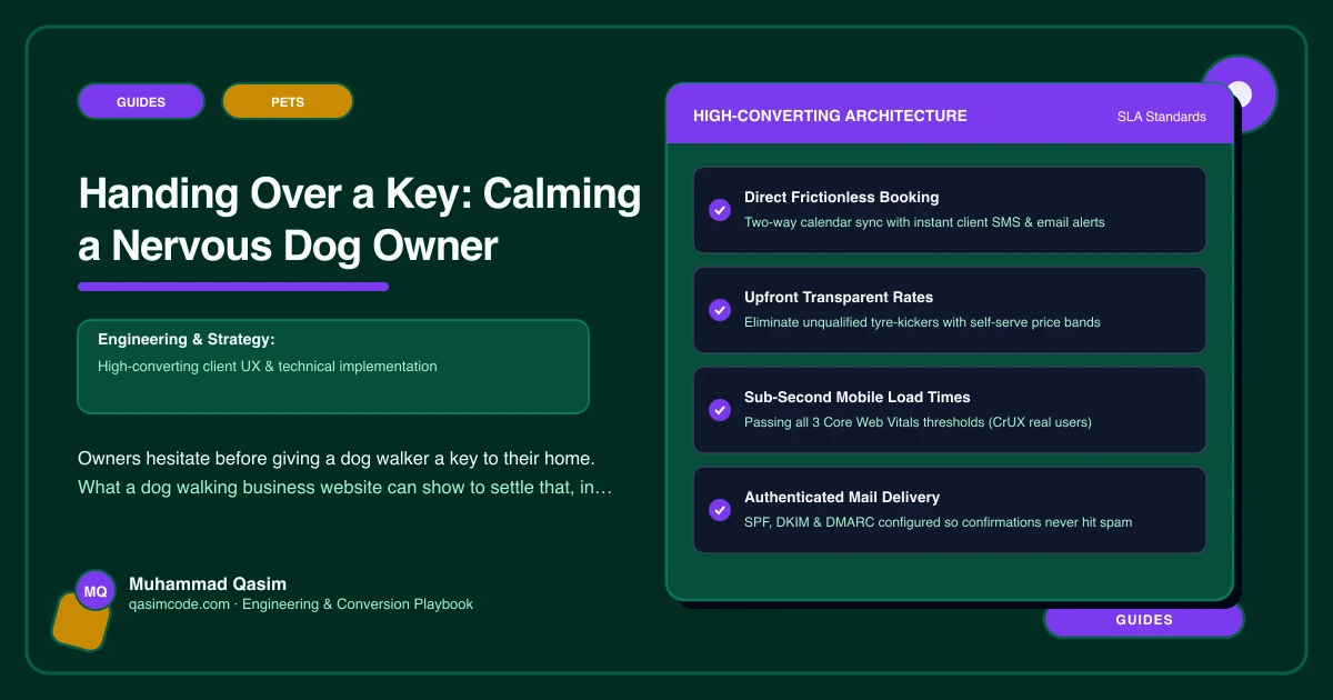 Handing Over a Key: Calming a Nervous Dog Owner