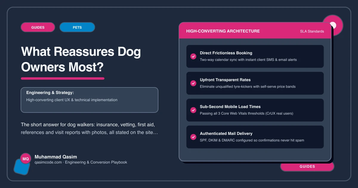 What Reassures Dog Owners Most?