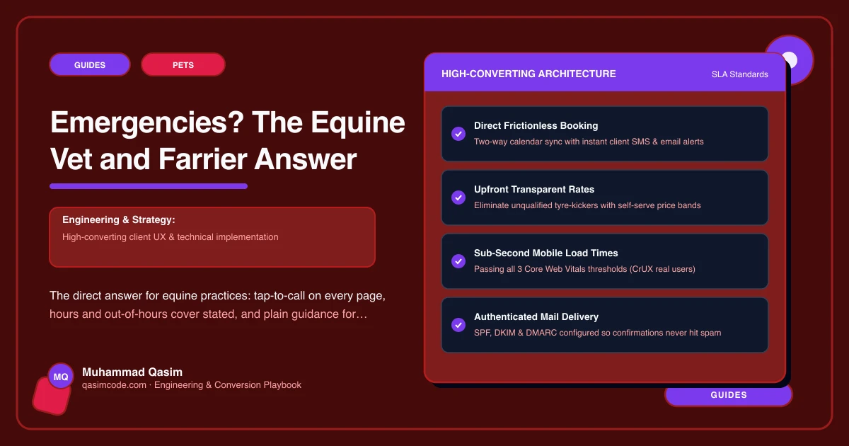 Emergencies? The Equine Vet and Farrier Answer