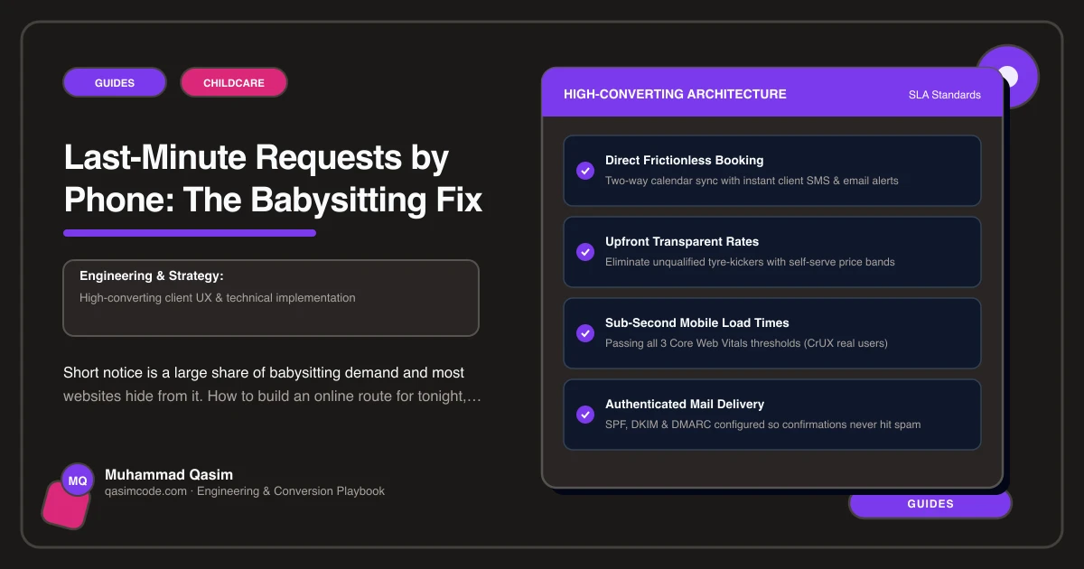 Last-Minute Requests by Phone: The Babysitting Fix