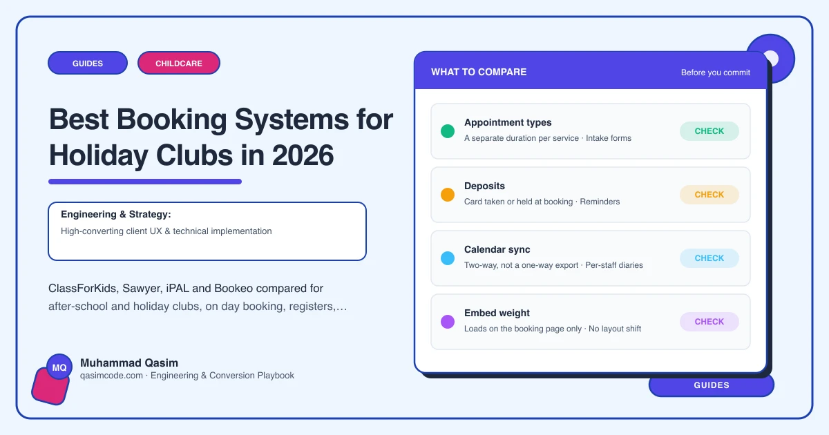 Best Booking Systems for Holiday Clubs in 2026