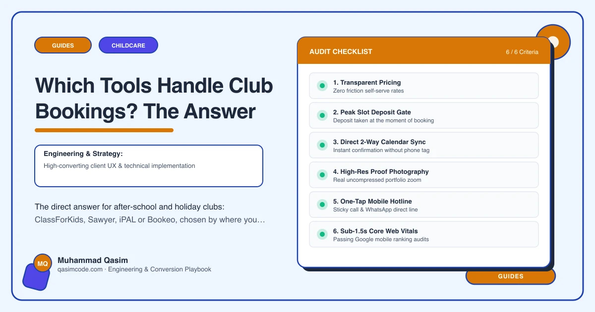 Which Tools Handle Club Bookings? The Answer