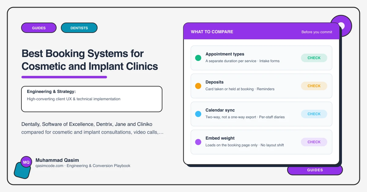 Best Booking Systems for Cosmetic and Implant Clinics
