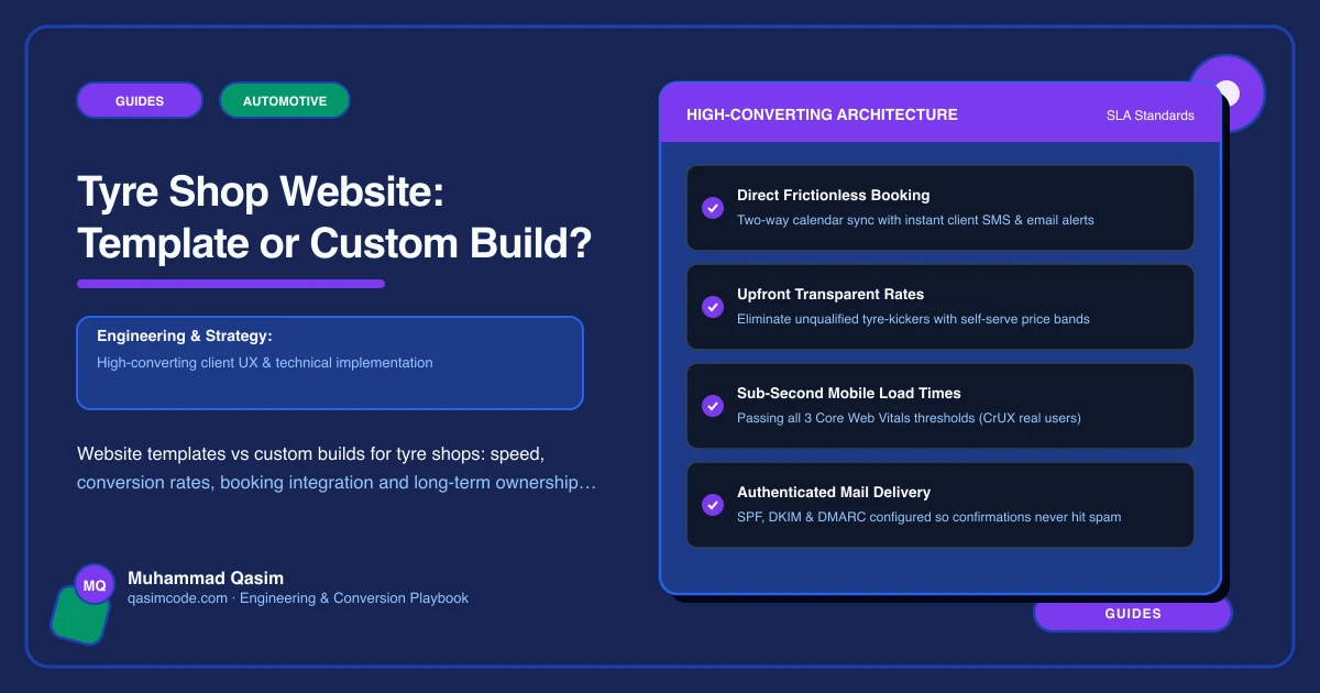 Tyre Shop Website: Template or Custom Build?