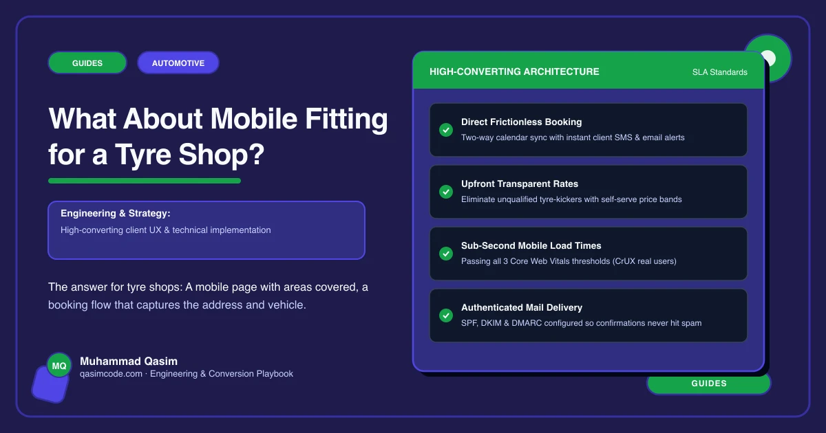 What About Mobile Fitting for a Tyre Shop?
