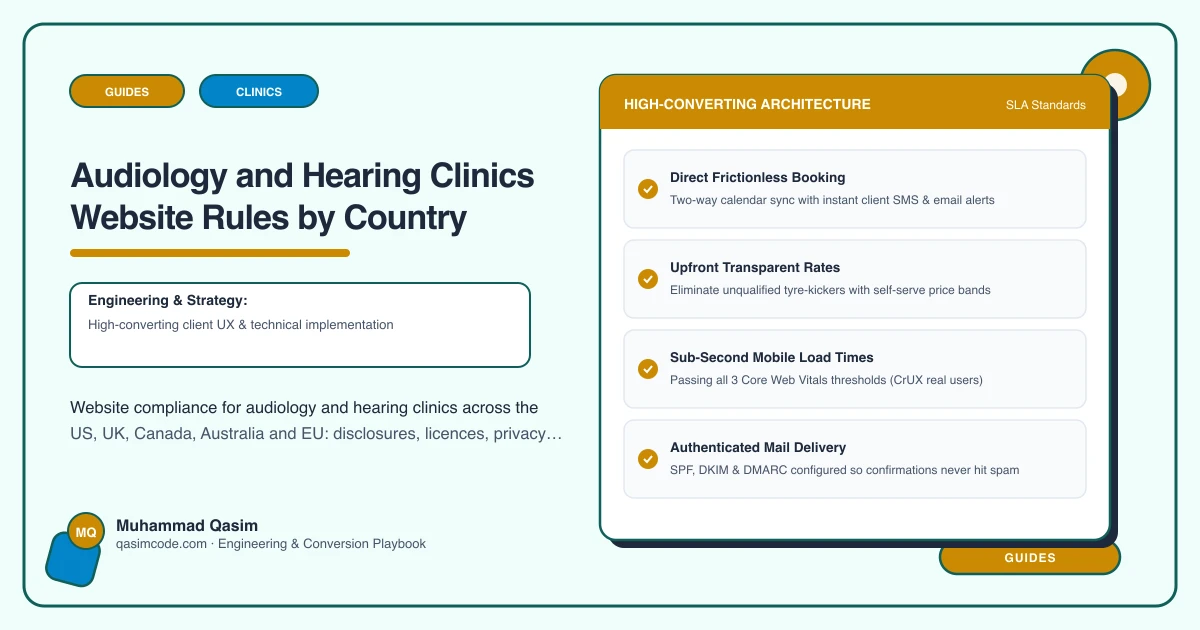 Audiology and Hearing Clinics Website Rules by Country