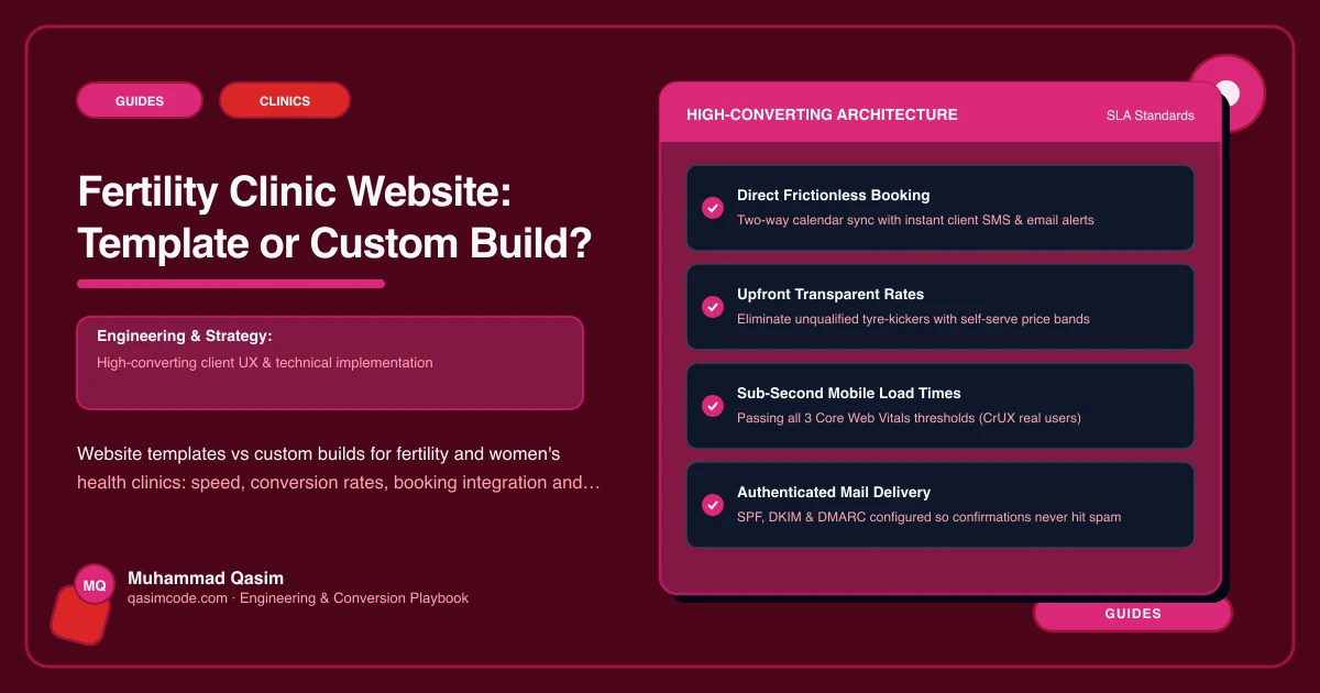 Fertility Clinic Website: Template or Custom Build?