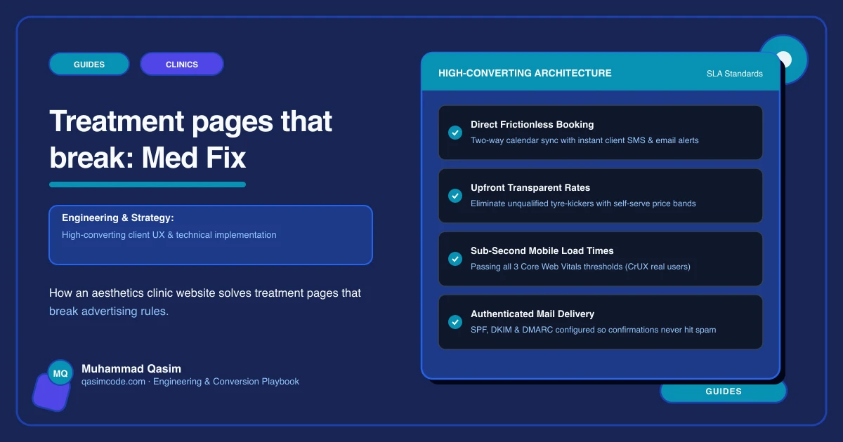 Treatment pages that break: Med Fix