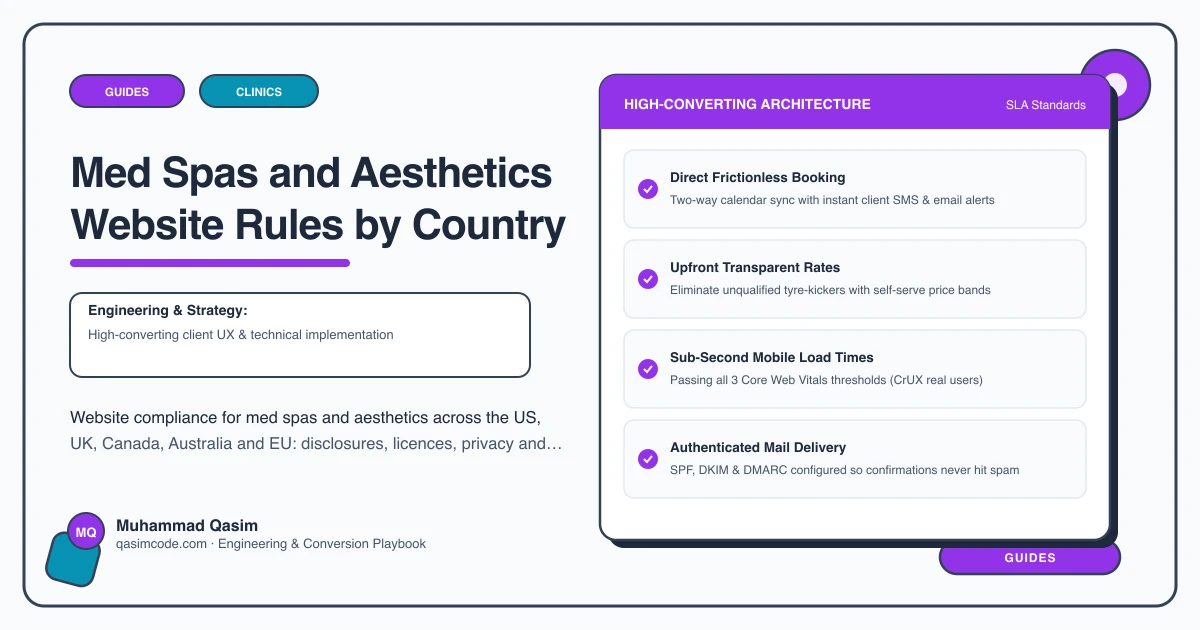 Med Spas and Aesthetics Website Rules by Country