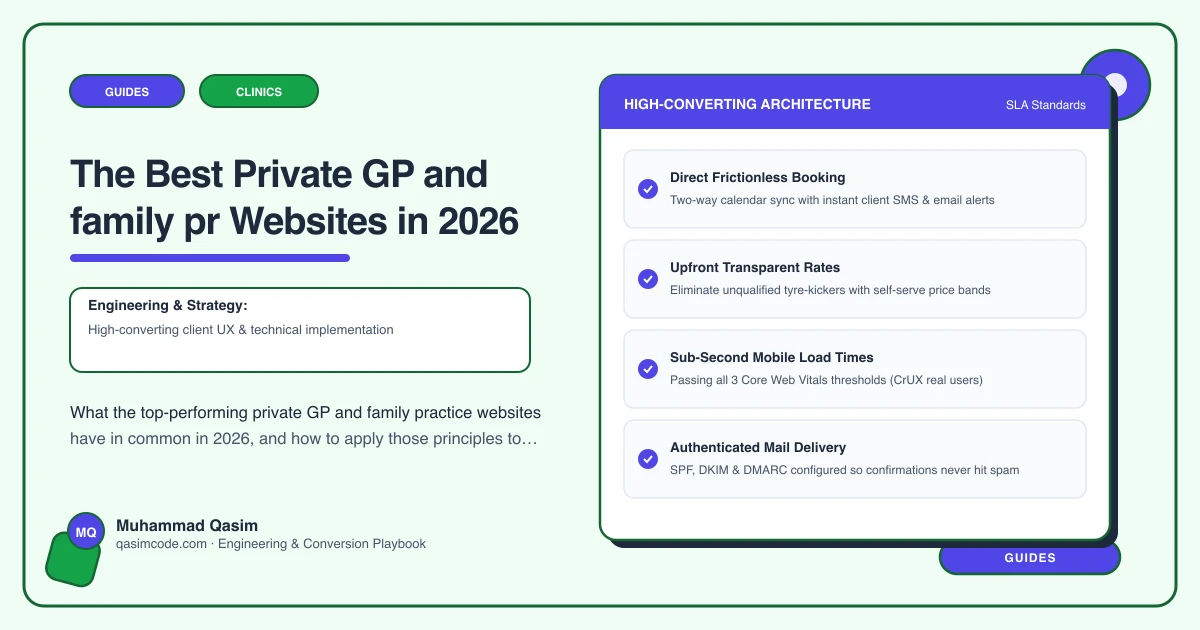 The Best Private GP and family pr Websites in 2026