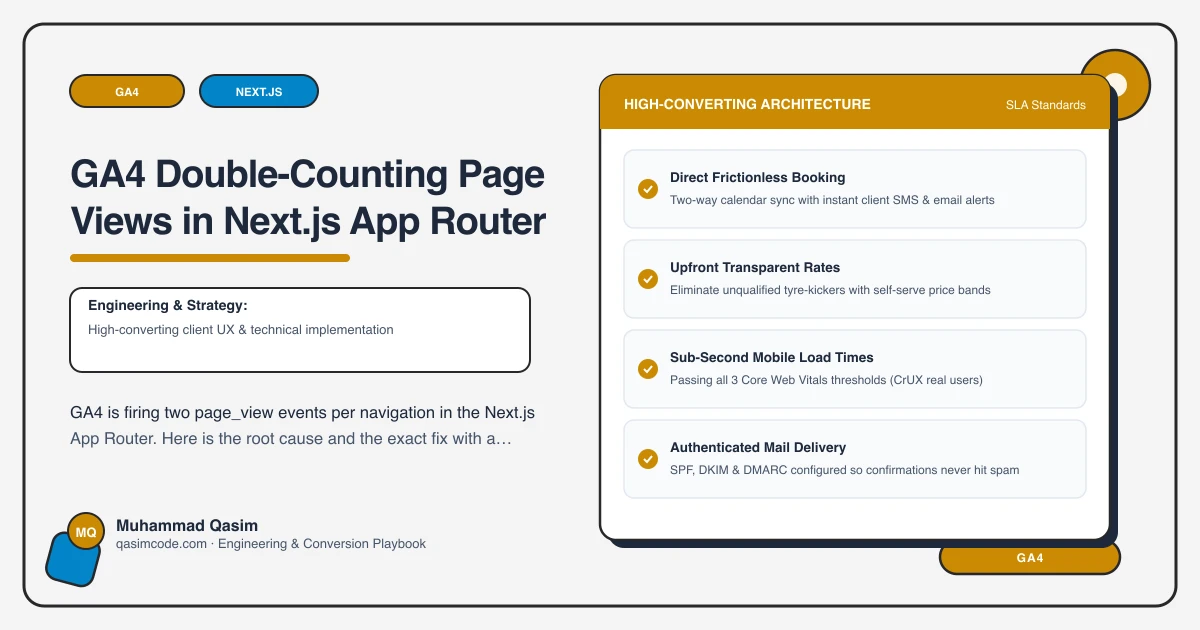 GA4 Double-Counting Page Views in Next.js App Router