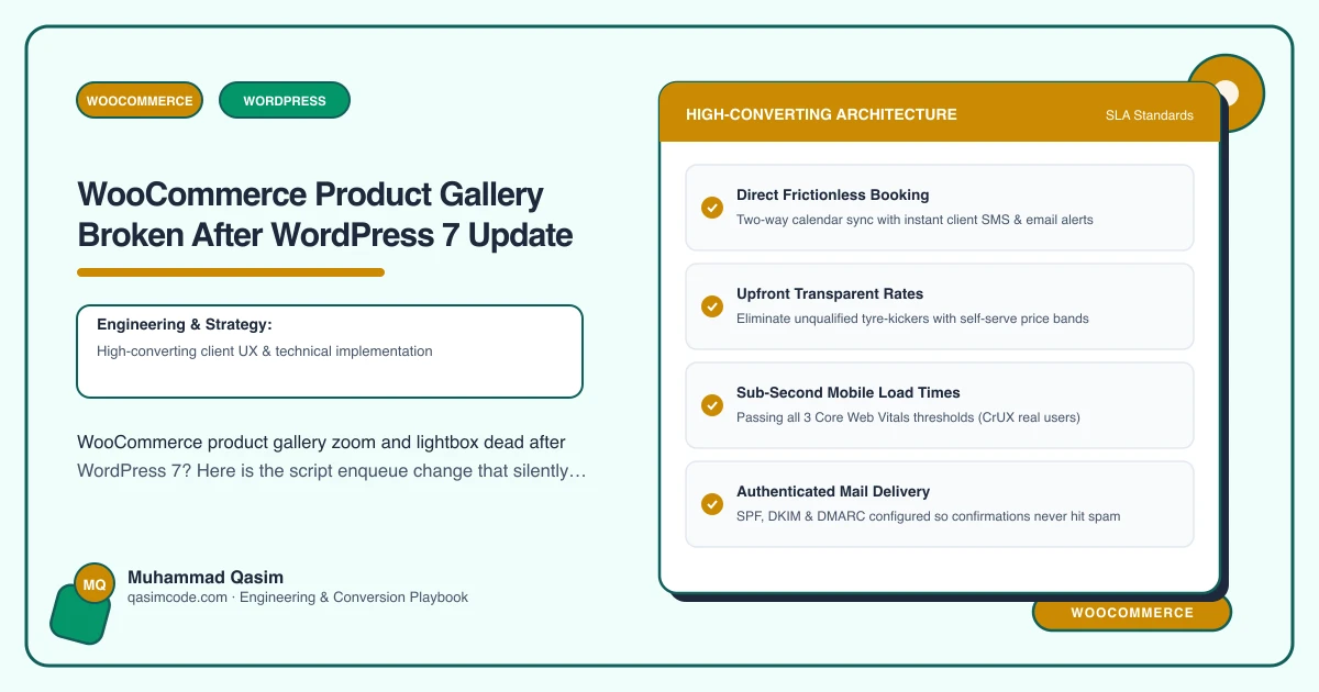 WooCommerce Product Gallery Broken After WordPress 7 Update