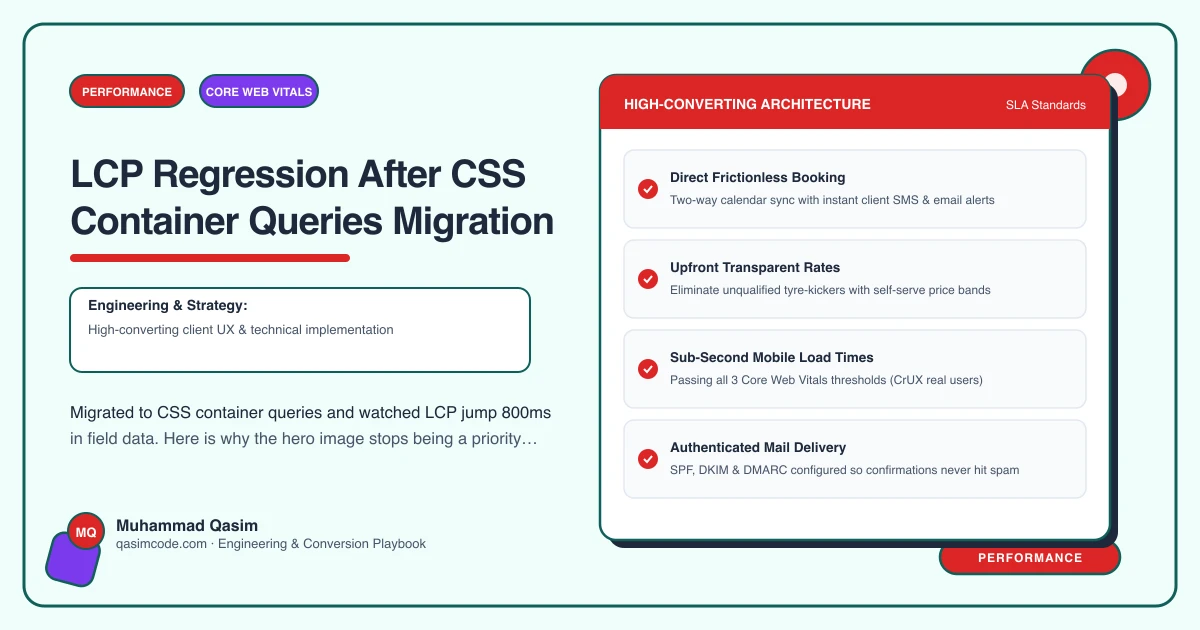 LCP Regression After CSS Container Queries Migration