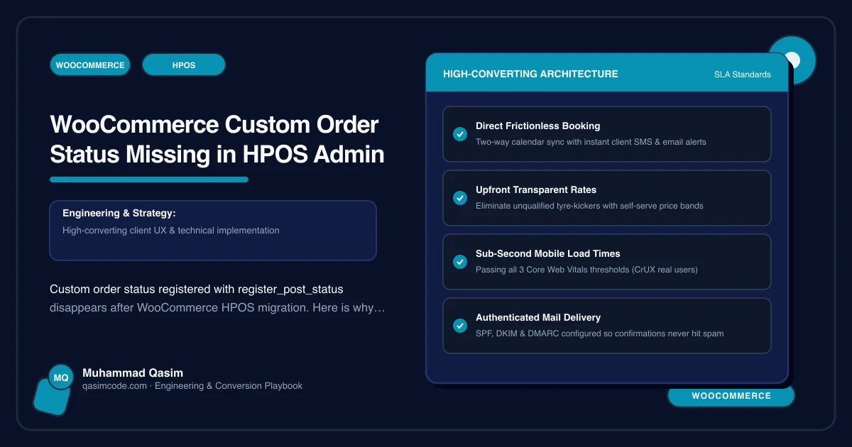 WooCommerce Custom Order Status Missing in HPOS Admin