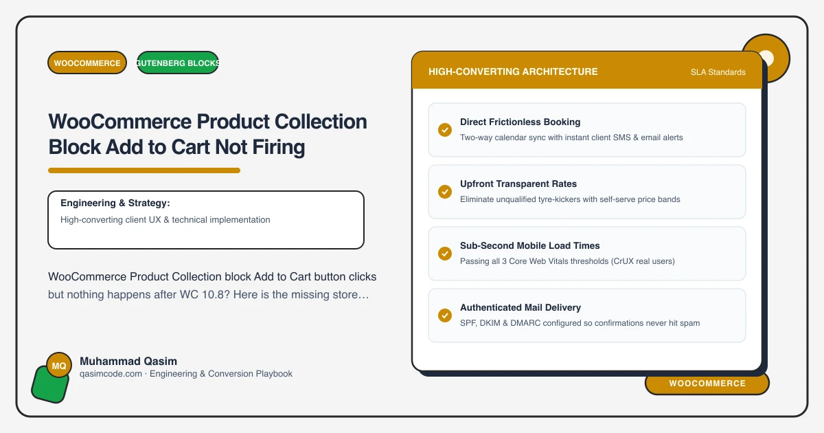 WooCommerce Product Collection Block Add to Cart Not Firing